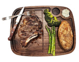 Steak Plate (X-Large) with dipping tins